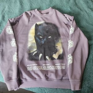Darc Sport BLACK PANTHER Purple Crewneck Sweater